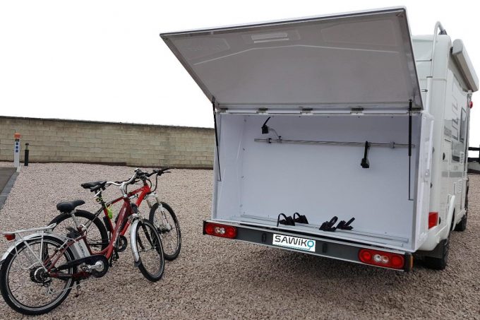 Porte velo soute camping car occasion
