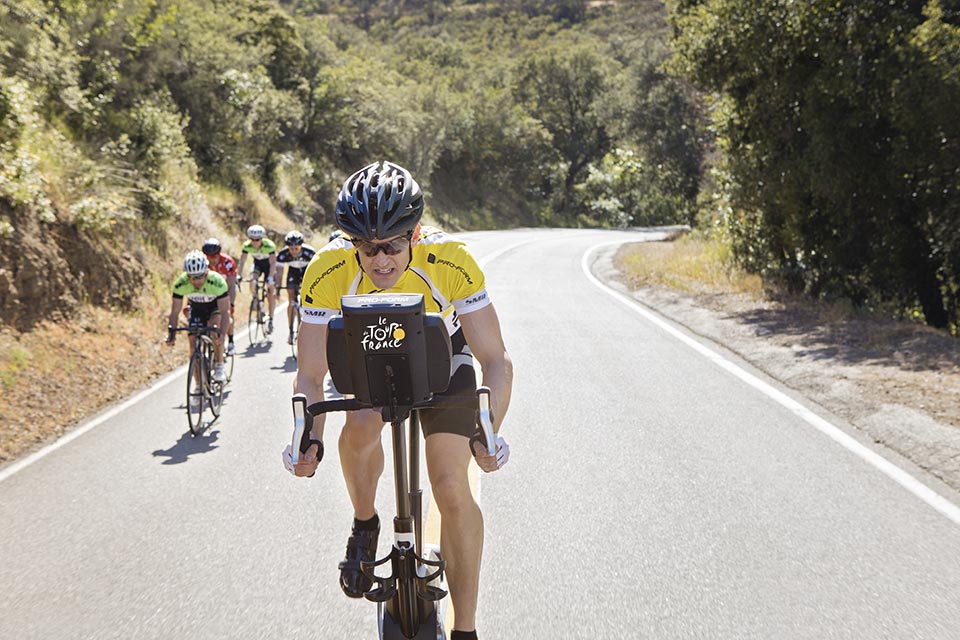 Réglage selle vélo appartement