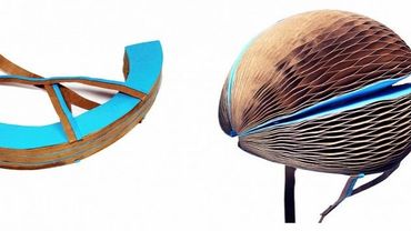 Casque vélo en papier