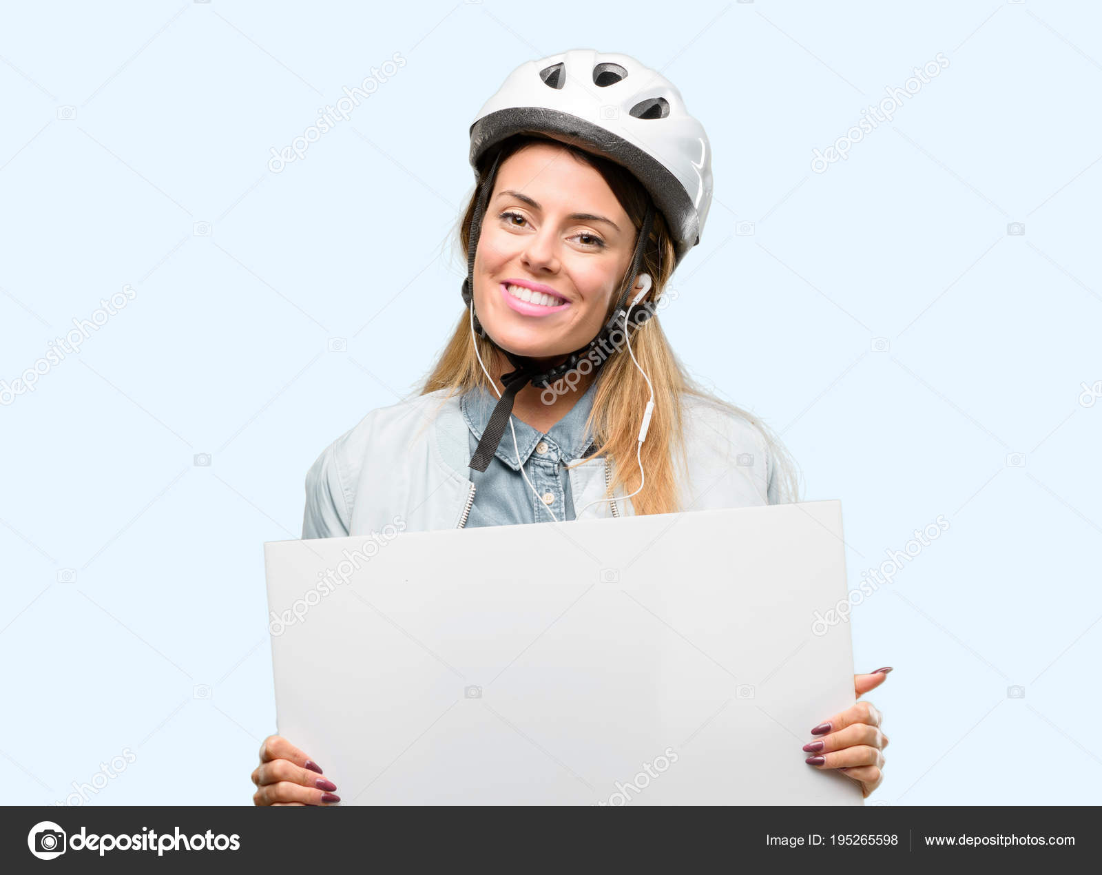Publicité casque de vélo