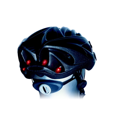 Eclairage pour casque velo