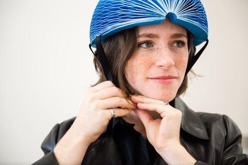Casque velo en papier