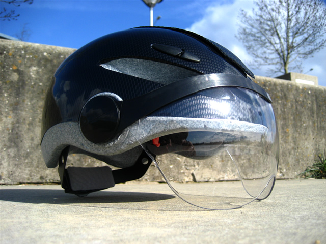 Casque velo pluie