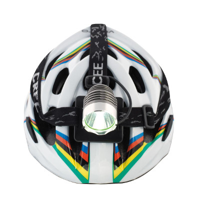 Lumière vélo casque
