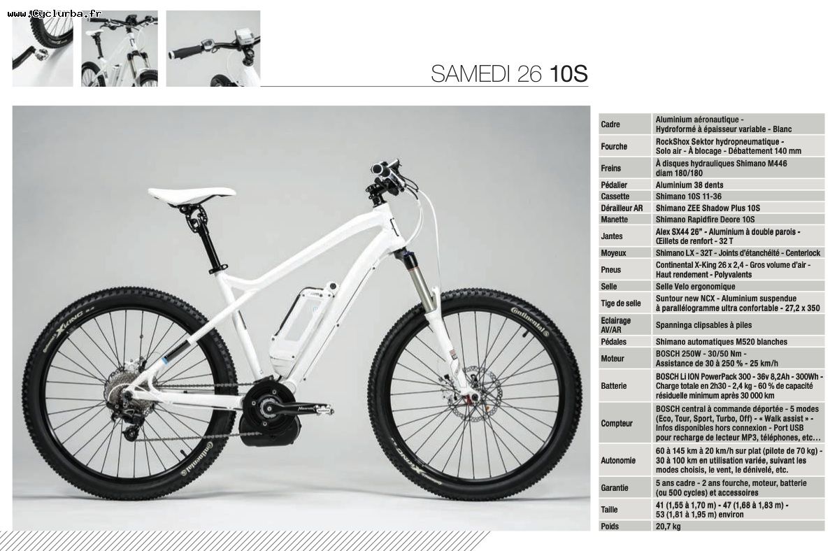 Velo electrique moustache samedi 26