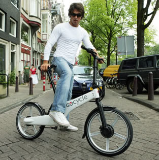 Velo electrique pliant gocycle