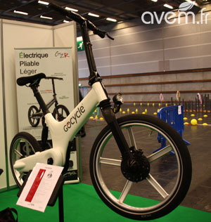Vélo électrique pliant gocycle g2
