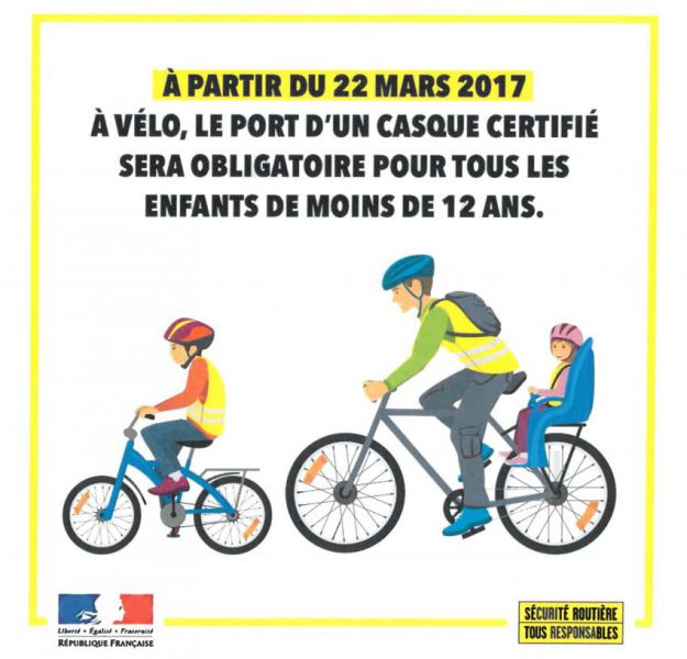 Casque de velo reglementation