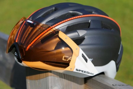 Casque velo lunette intégrée