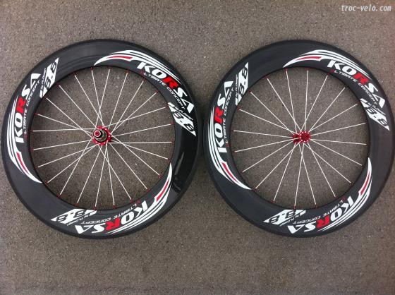 Roues velo route occasion