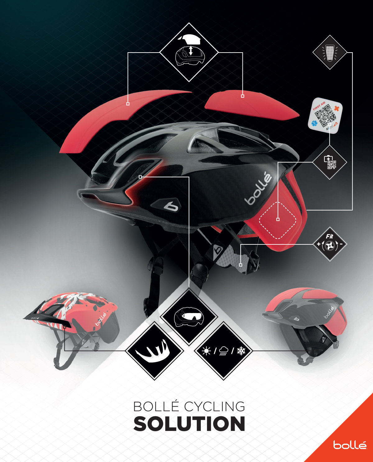Casque bollé vélo