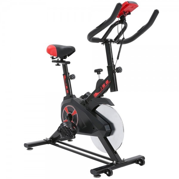 Ise cardio vélo biking spinning vélo d’appartement intérieur noir 7003