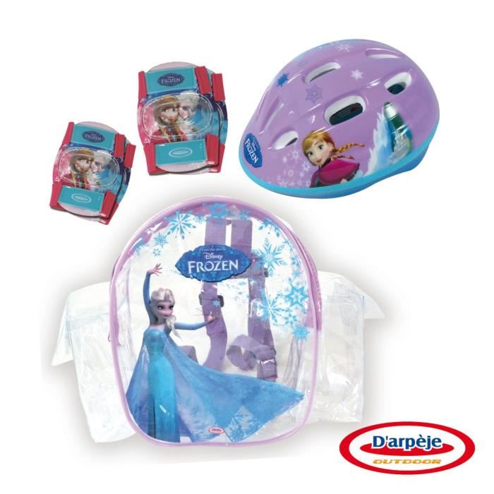Casque velo enfant reine des neiges