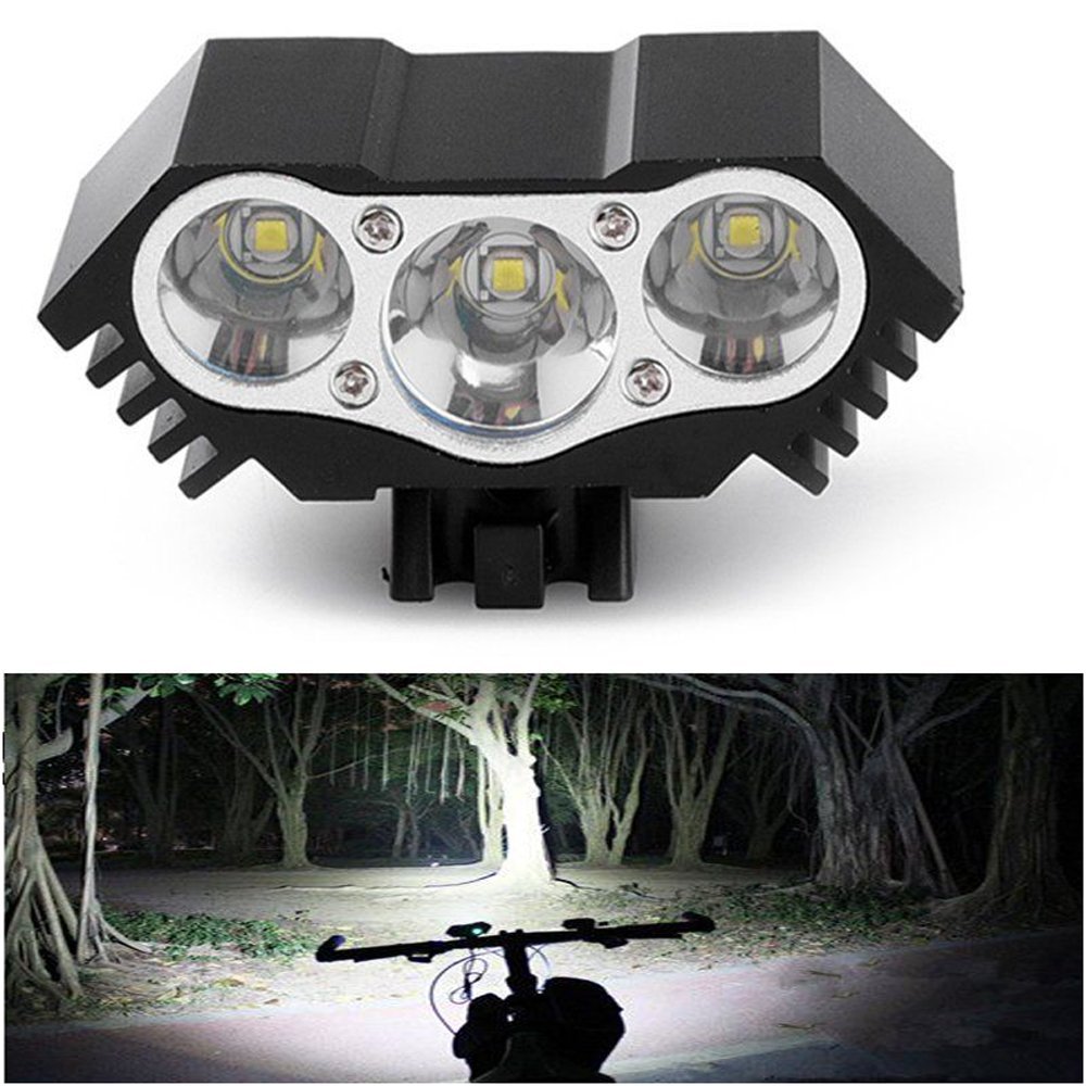 Lampe frontale pour casque vélo