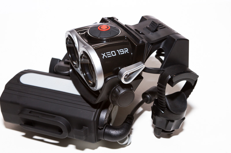 Eclairage velo sur casque