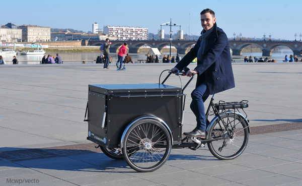 Vélo cargo occasion biporteur