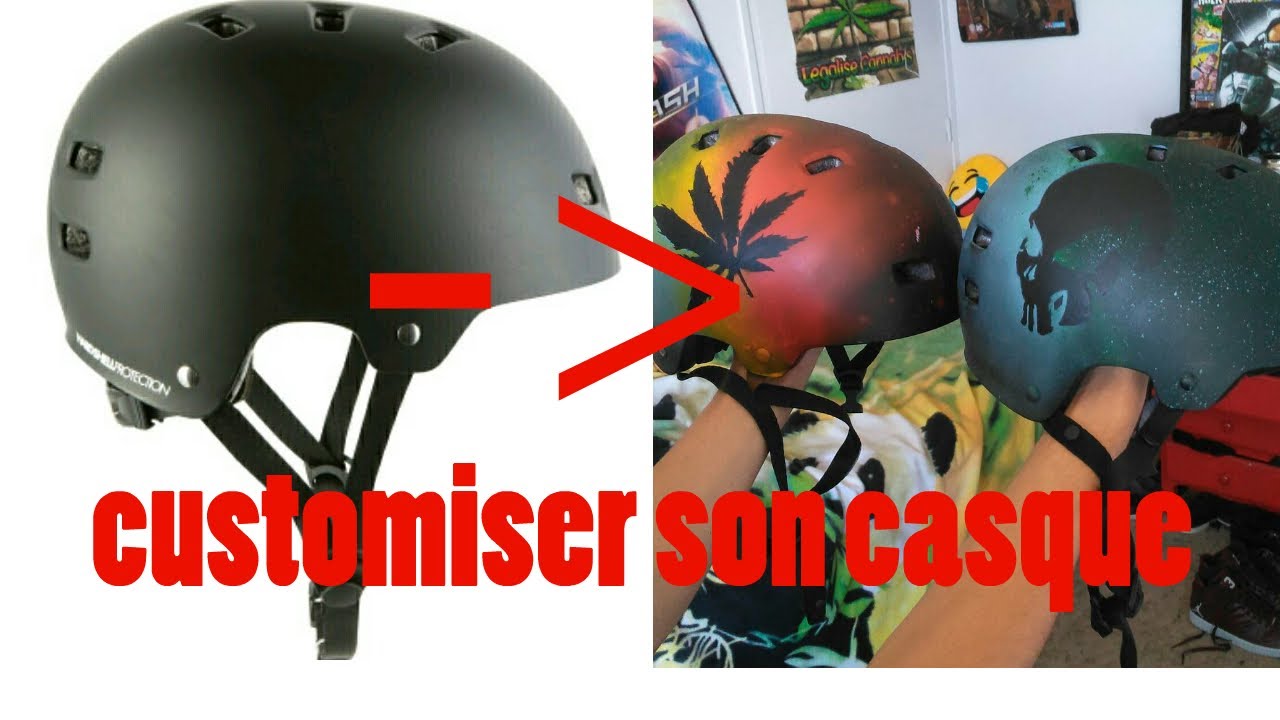 Repeindre un casque de vélo