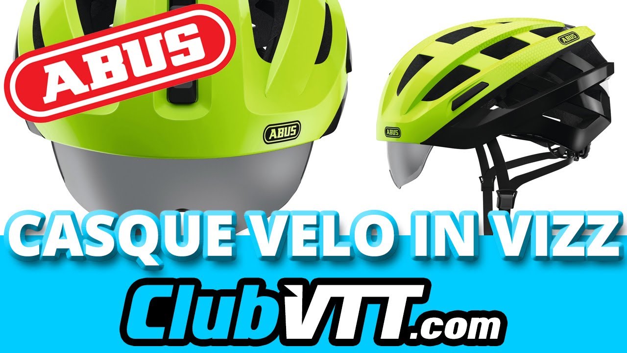 Casque velo abus led