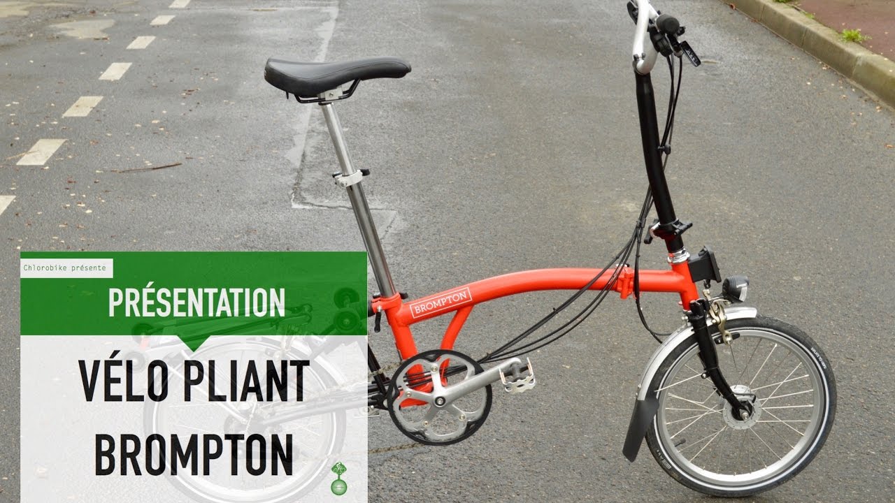 Velo pliant brompton