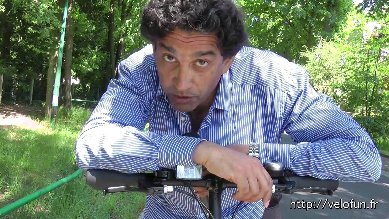 Velo electrique pliant hoptown 500 b'twin test