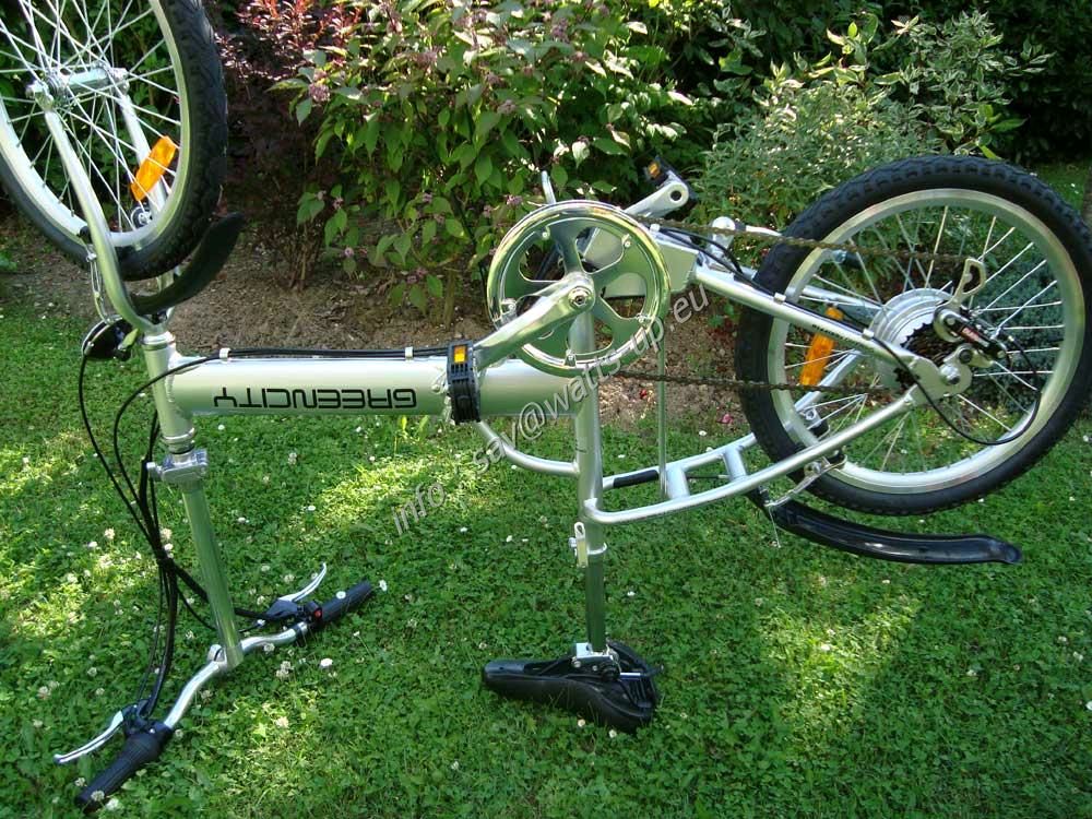 Demontage roue arriere velo electrique gitane