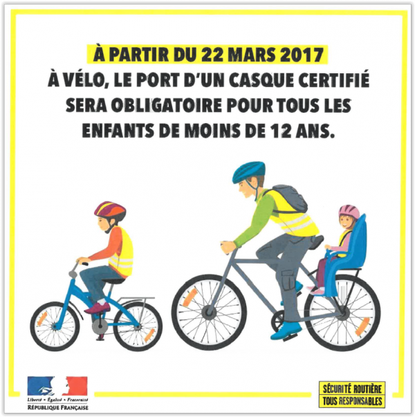 Loi sur le port du casque a velo