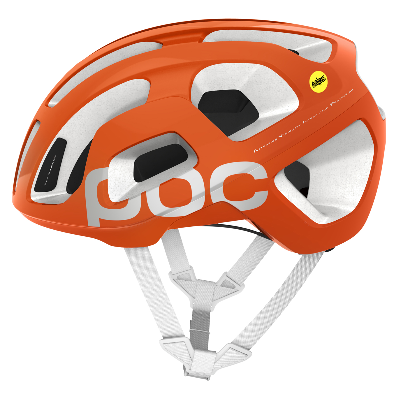 Casque velo route orange