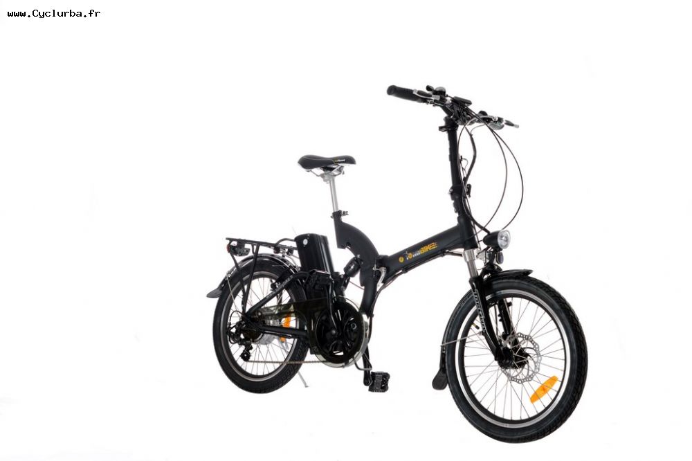 Velo electrique pliant avec suspension
