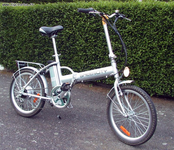 Vélo pliant électrique greencity monte carlo