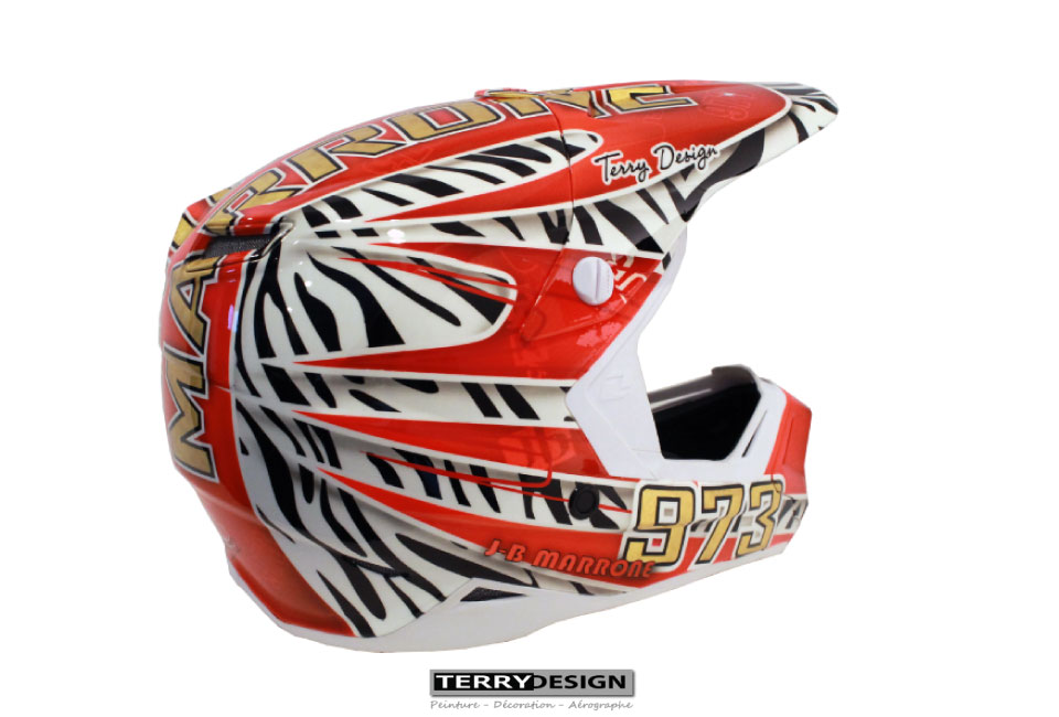Peinture perso casque velo