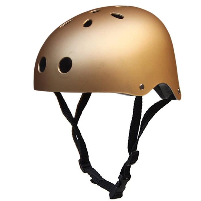 Casque velo doré