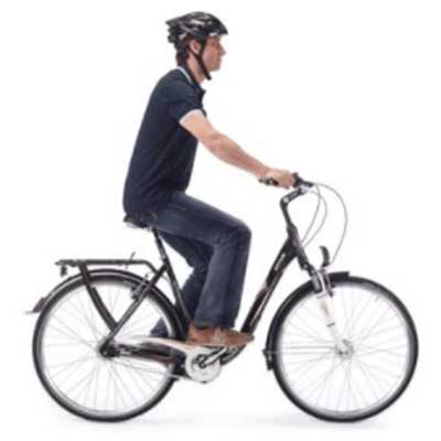 Bonne position sur velo appartement