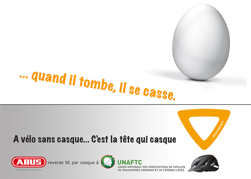 Le port du casque en velo