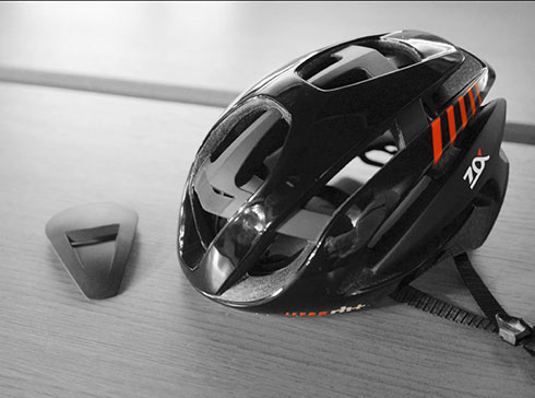 Coque amovible casque velo