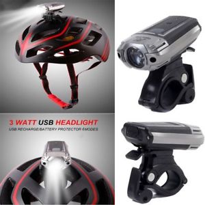Lampe casque de velo