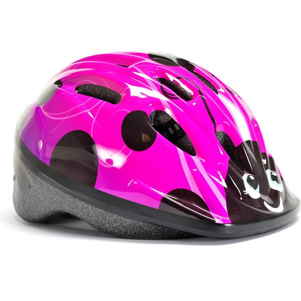 Casque de vélo noir et orange