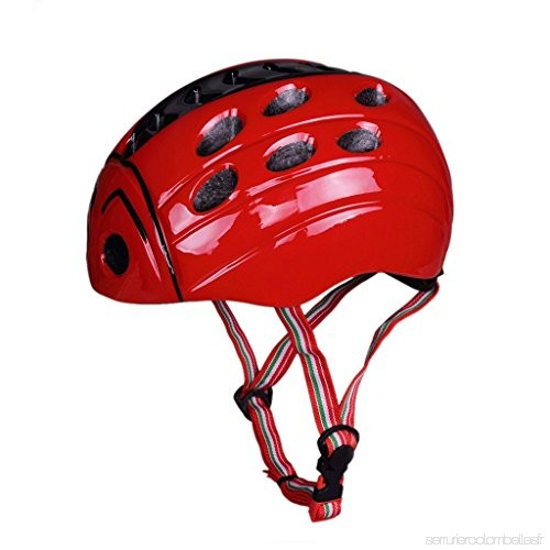 Casque velo enfant coccinelle