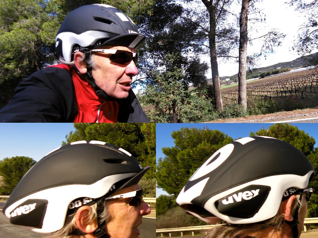 Casquette velo sous casque