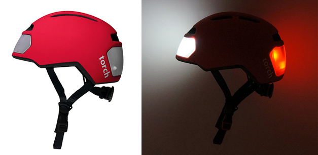 Casque velo avec led arriere