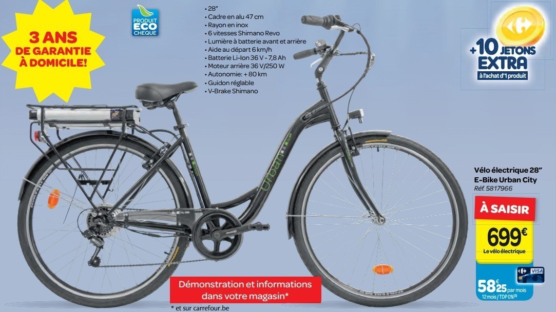 Batterie velo electrique pliant carrefour