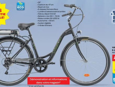 Carrefour velo electrique mobidoo
