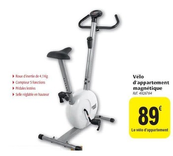 Velo appartement chez carrefour