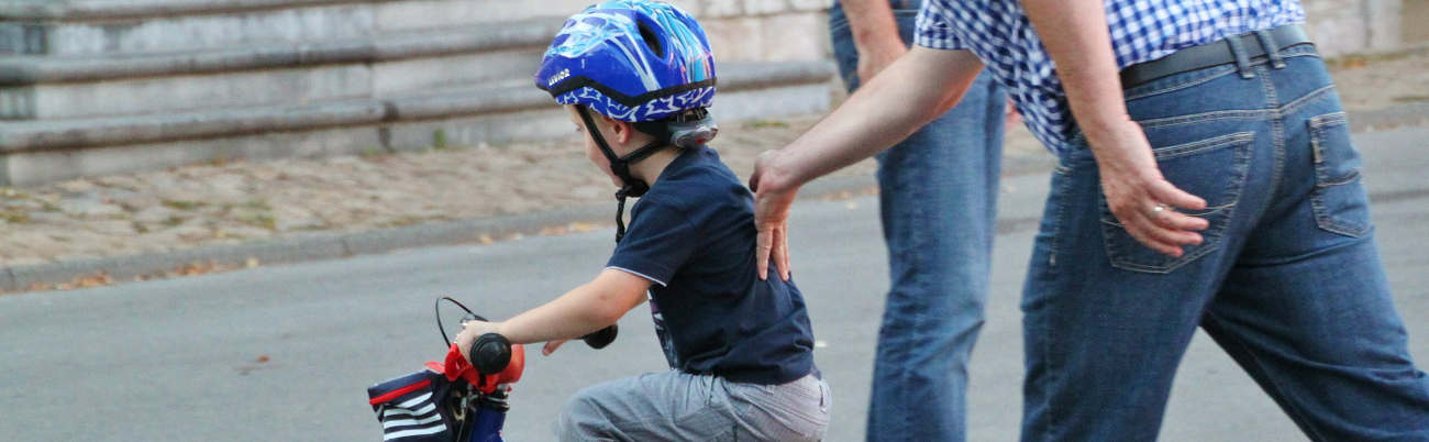 Tour de tete enfant casque velo