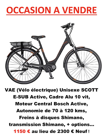 Velo electrique occasion annecy