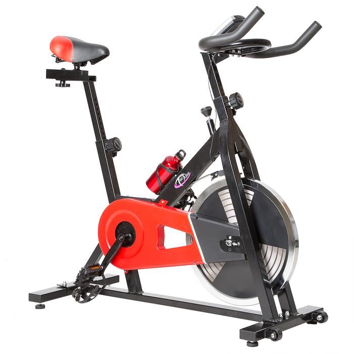 Tectake velo d appartement pliable elliptique ergometre fitness cardio gym + ordinateur lcd