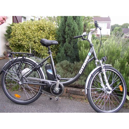 Velo electrique gitane femme