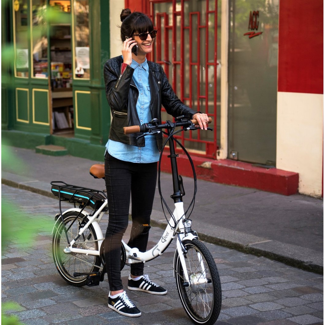 Vélo pliant électrique o2feel peps