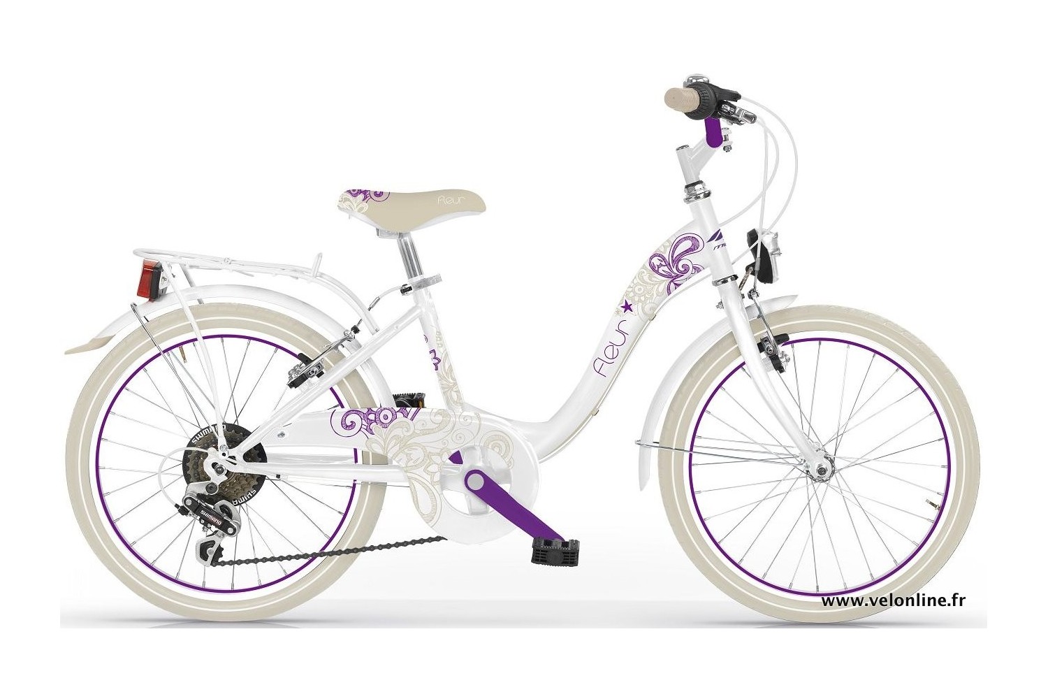 Vélo 20 pouces fille