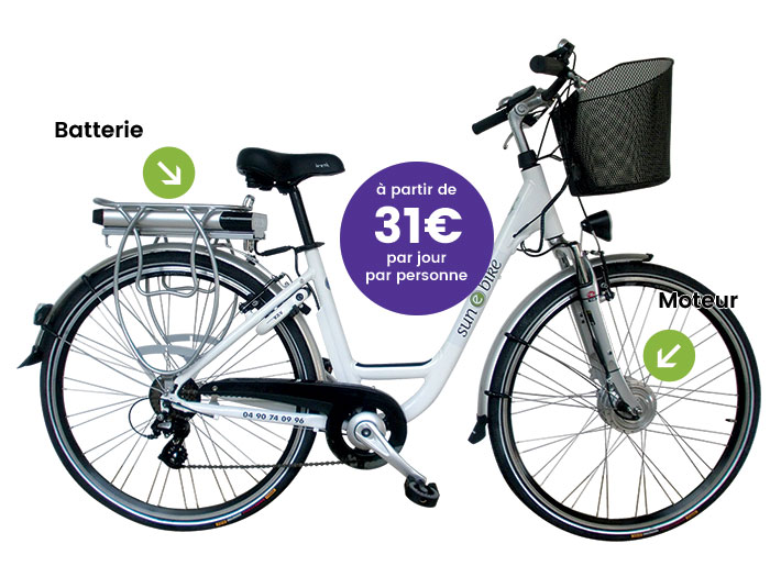 Velo electrique e-zone city