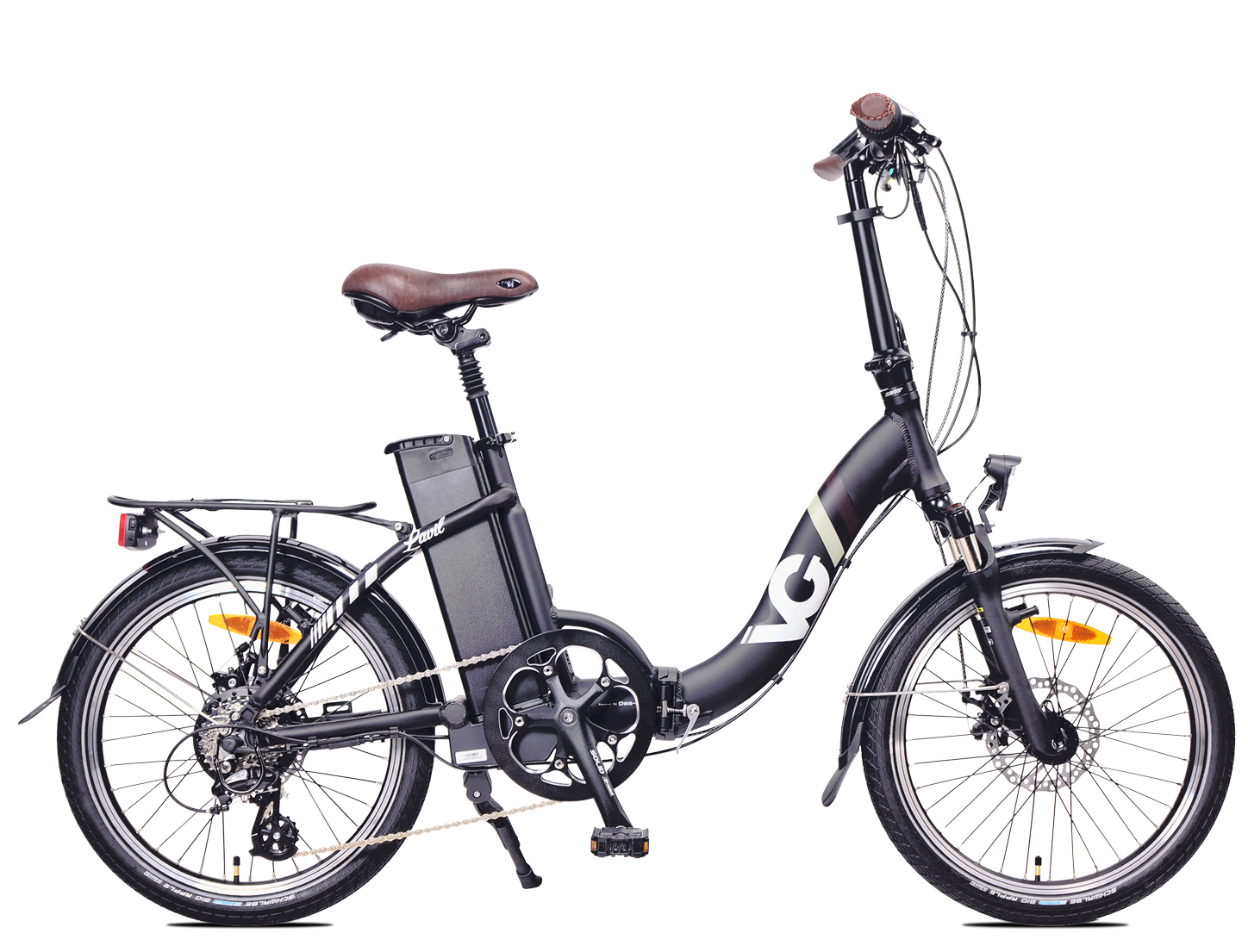 Vélo électrique pliant vg british vert anglais